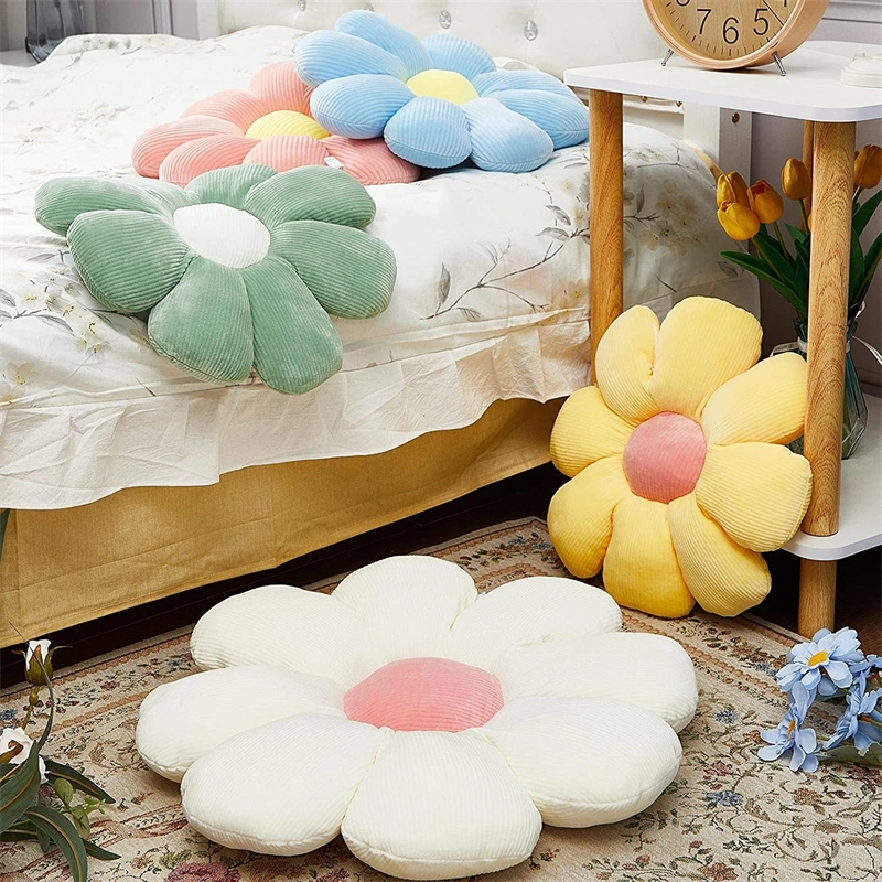 Flower Shaped Pillow Decorative Flower Cushion for Chair Sofa Car